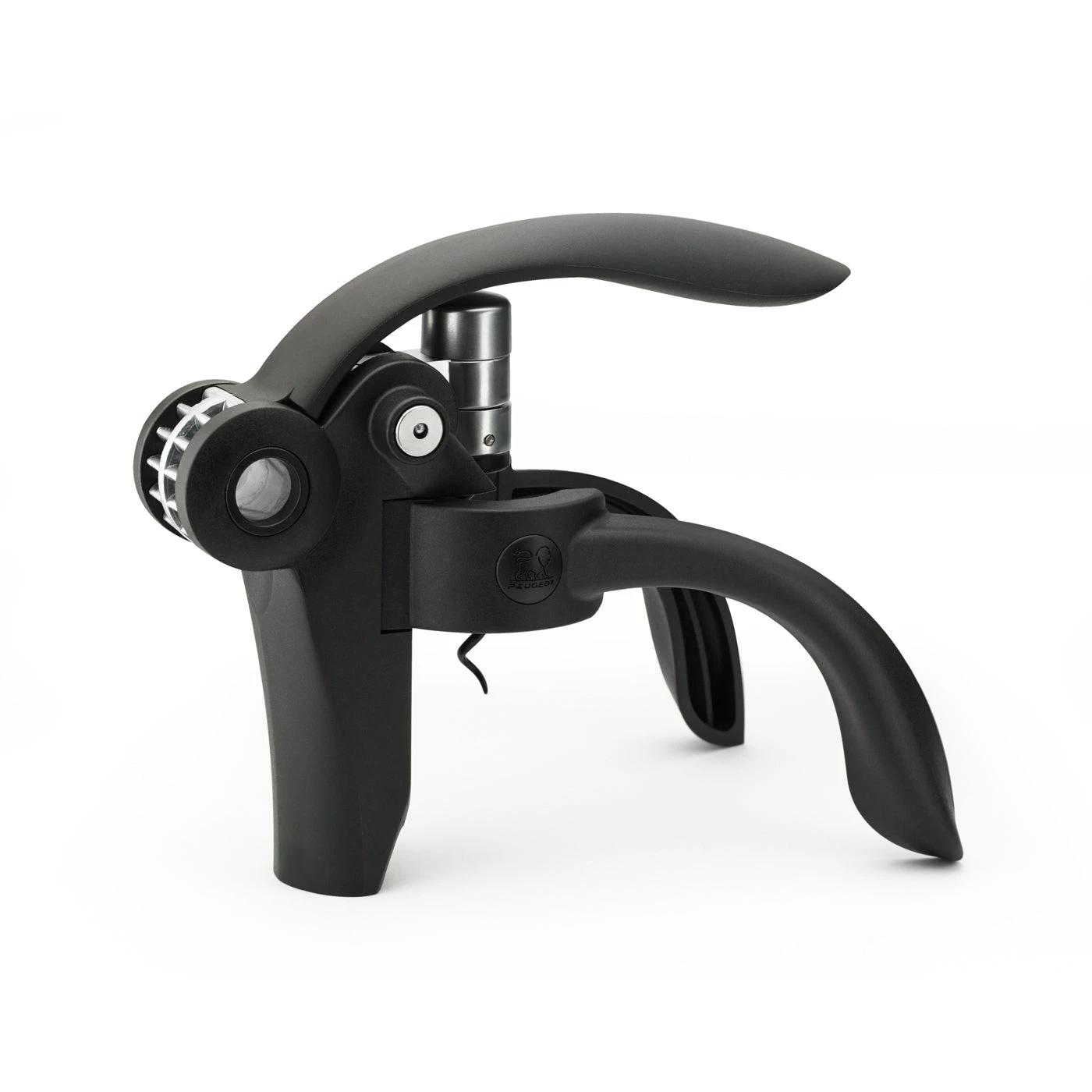 Peugeot Baltaz Dark Lever Corkscrew And Foil Cutter - Black - 14cm/5.5" 1 Peugeot Baltaz Dark Lever Corkscrew And Foil Cutter - Black - 14cm/5.5"
