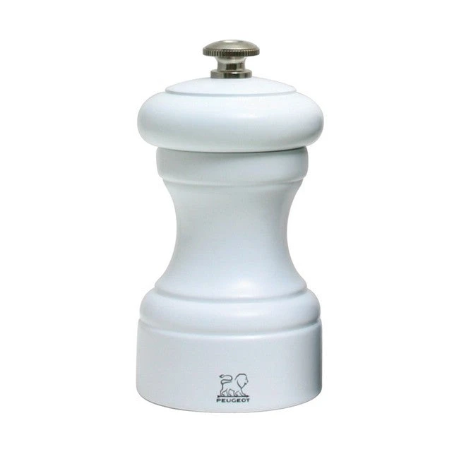 Peugeot Bistro White Matte Salt Mill 10cm/4" 1 Peugeot Bistro White Matte Salt Mill 10cm/4"