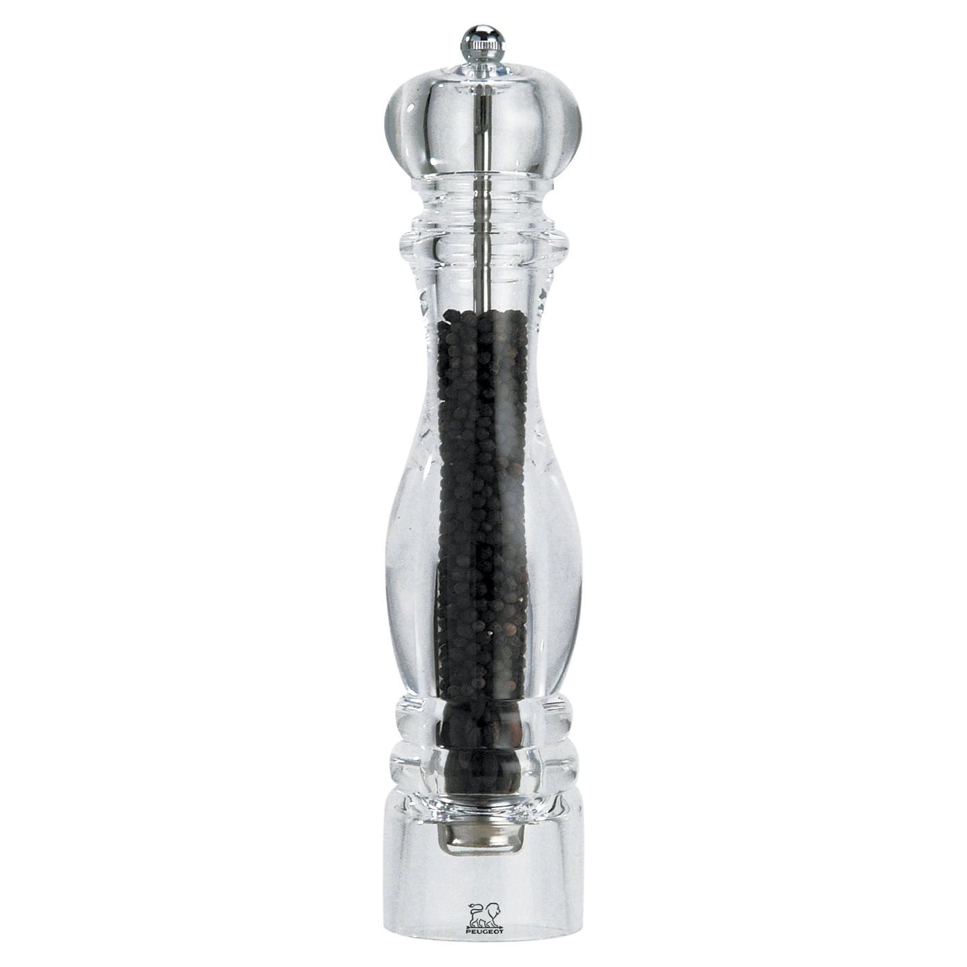 Peugeot Nancy Clear Acrylic Pepper Mill - 30cm/12" 1 Peugeot Nancy Clear Acrylic Pepper Mill - 30cm/12"