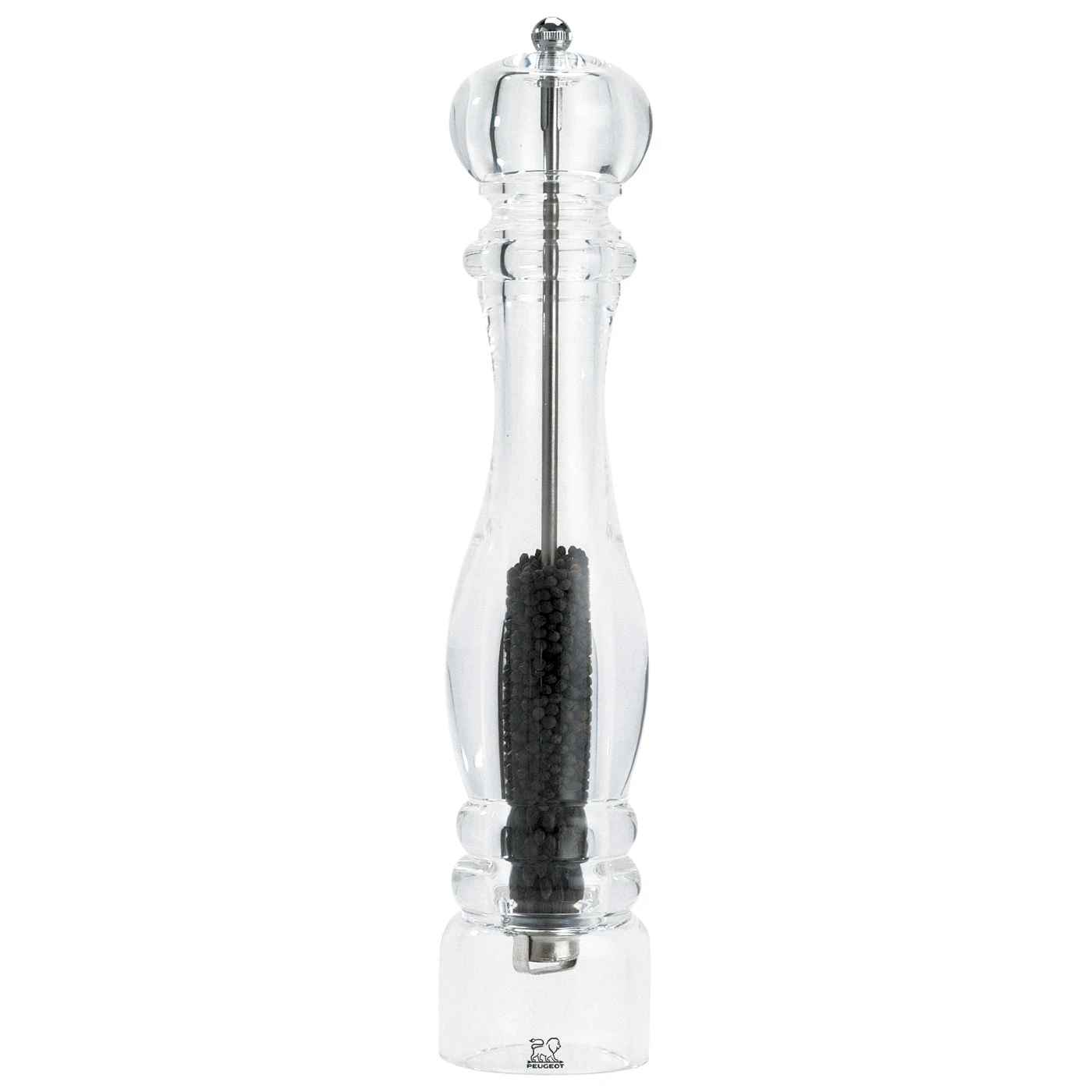 Peugeot Nancy Clear Acrylic Pepper Mill - 38cm/15" 1 Peugeot Nancy Clear Acrylic Pepper Mill - 38cm/15"