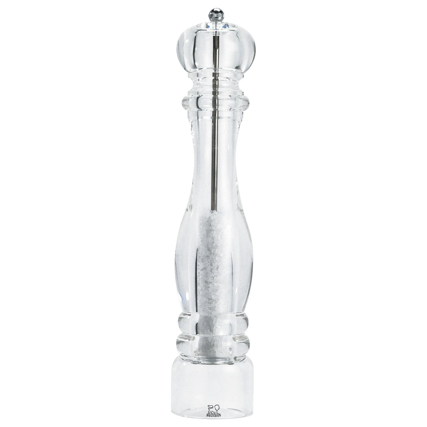 Peugeot Nancy Clear Acrylic Salt Mill - 38cm/15" 1 Peugeot Nancy Clear Acrylic Salt Mill - 38cm/15"