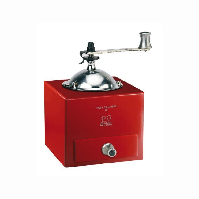 Peugeot Oliver Roellinger Chili Red - Beech Wood - Stainless Steel Pepper Mill 13cm/5.25" 1 Peugeot Oliver Roellinger Chili Red - Beech Wood - Stainless Steel Pepper Mill 13cm/5.25"