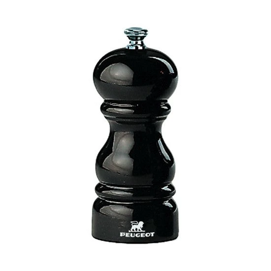 Peugeot Paris Classic Black Lacquer Salt Mill 13cm/5" 1 Peugeot Paris Classic Black Lacquer Salt Mill 13cm/5"