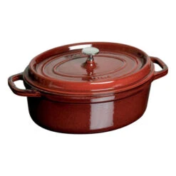 Staub Oval Cocotte - 7Qt - Grenadine