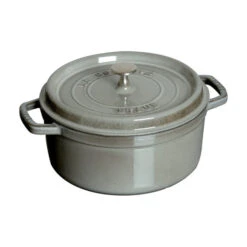 Staub Round Cocotte - 9Qt - Graphite Grey