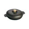 Staub Round Plate W/Lid - 7 7/8" - 0.75QT - Black Matte
