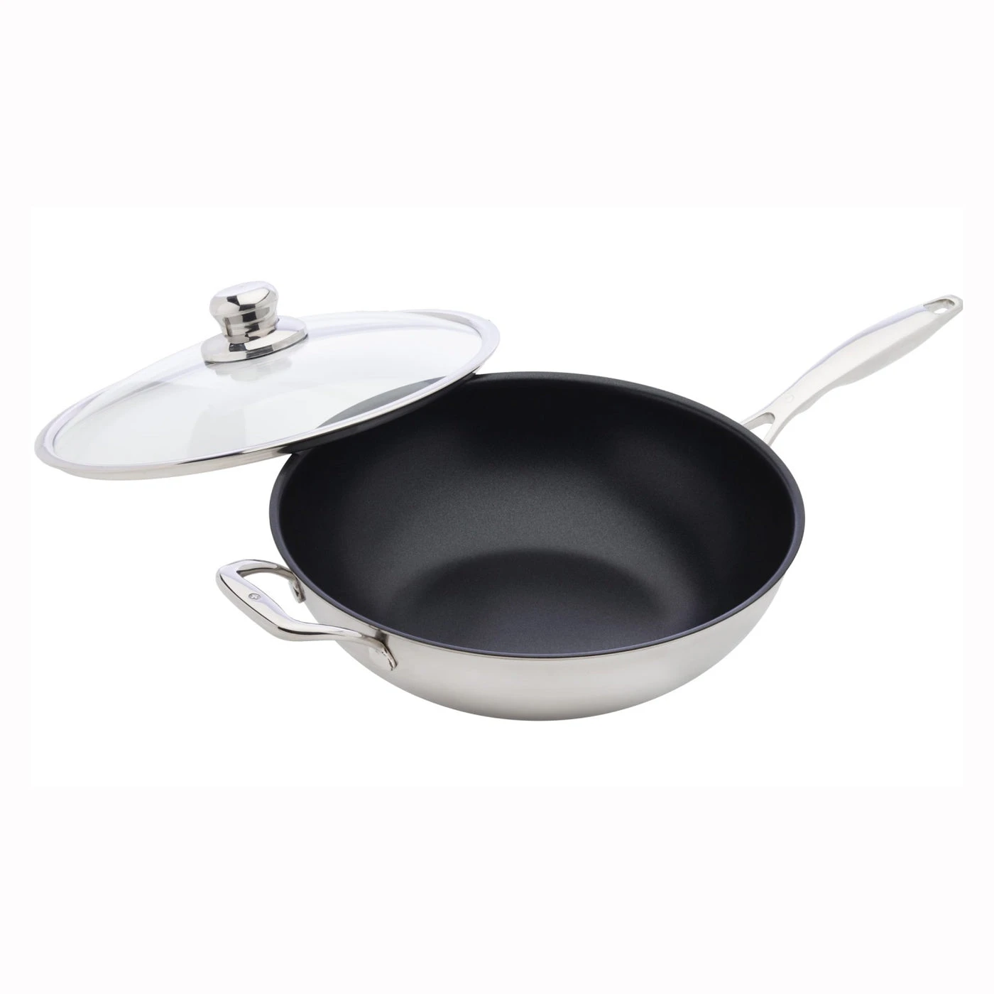 Swiss Diamond - 12.5" Prestige Clad Wok W/Lid 1 Swiss Diamond - 12.5" Prestige Clad Wok W/Lid