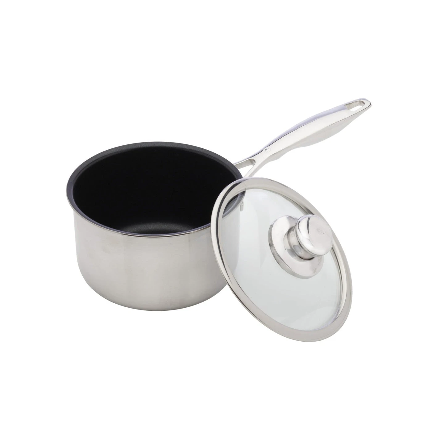 Swiss Diamond - 6.3" Prestige Clad Sauce Pan W/Lid 1 Swiss Diamond - 6.3" Prestige Clad Sauce Pan W/Lid