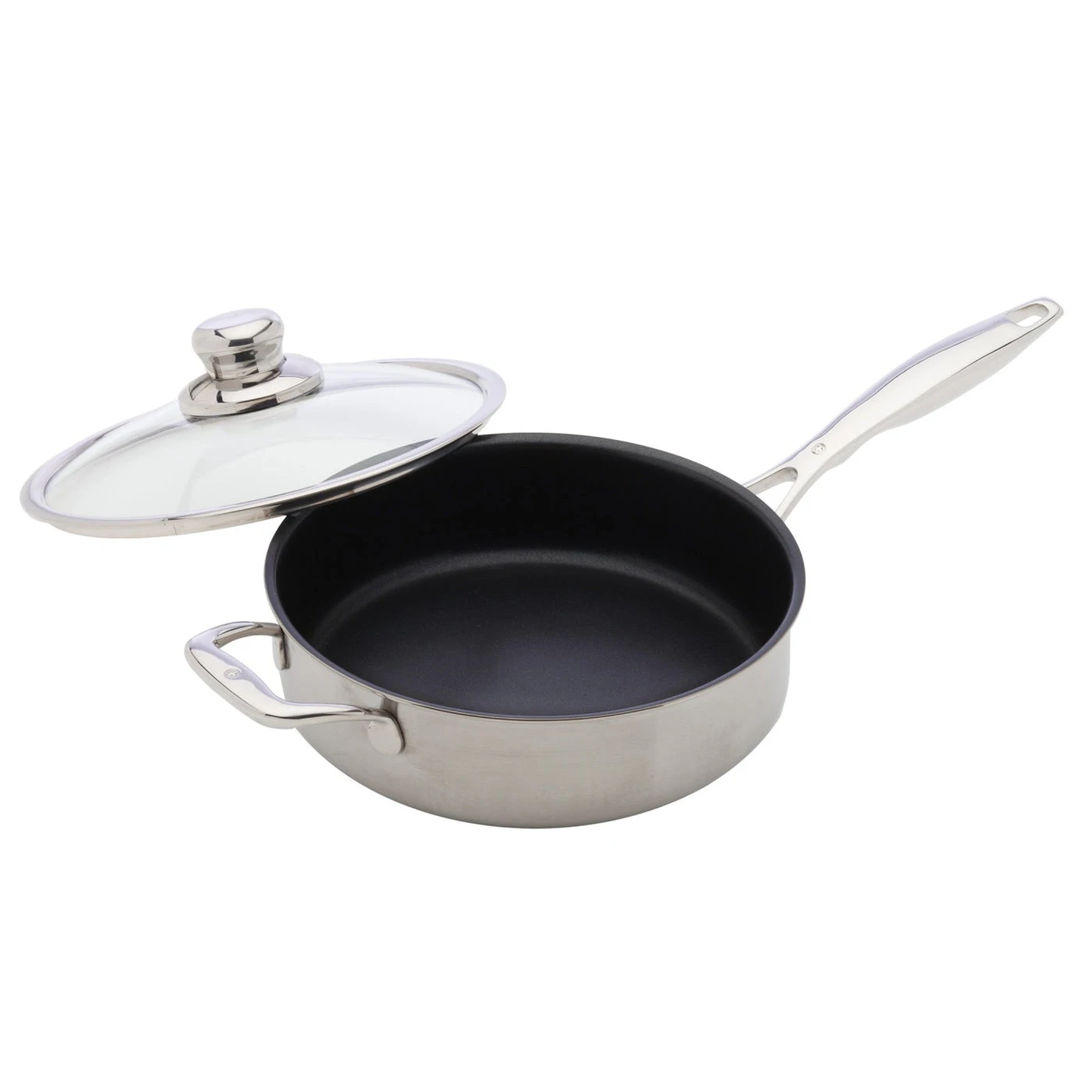 Swiss Diamond - 9.5" Prestige Clad Sauté Pan W/Lid 1 Swiss Diamond - 9.5" Prestige Clad Sauté Pan W/Lid