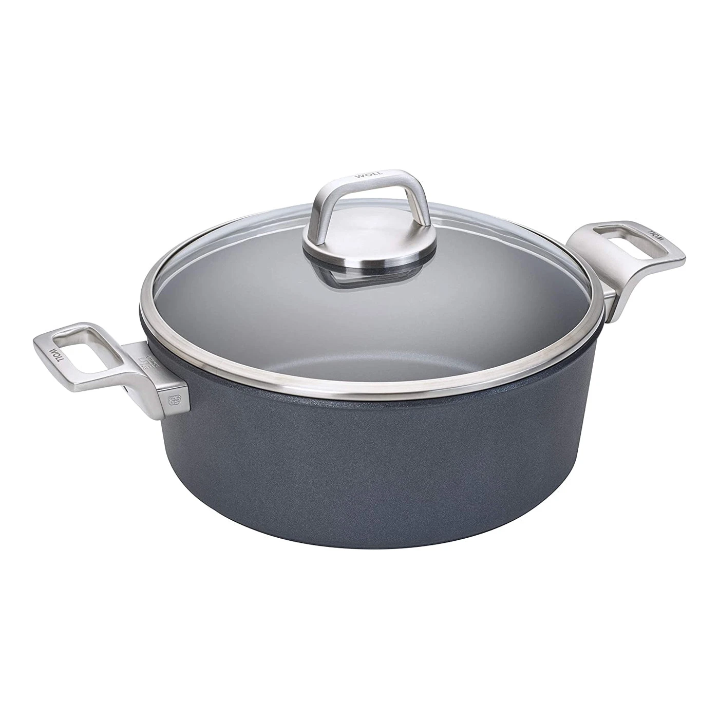Woll Diamond Lite Pro Induction 5.8 Qt. Casserole W/Lid 1 Woll Diamond Lite Pro Induction 5.8 Qt. Casserole W/Lid