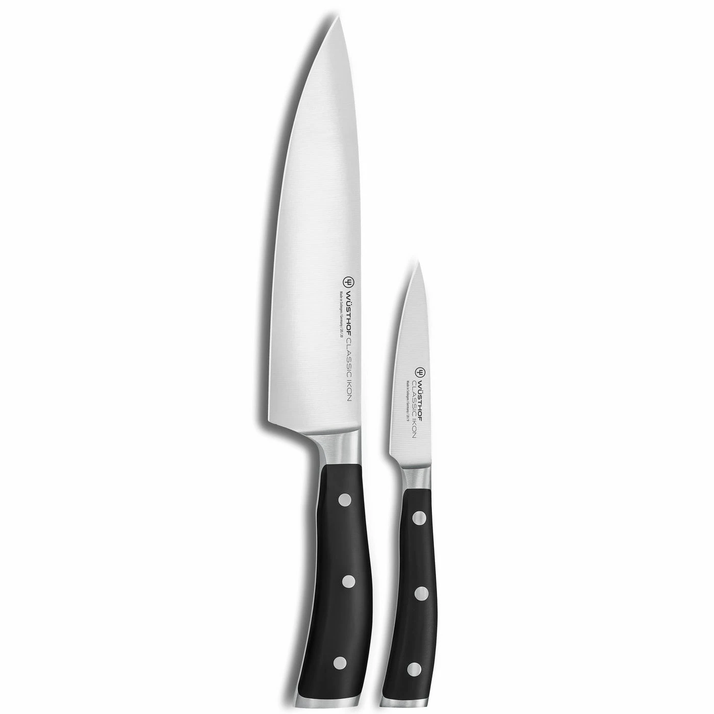 Wusthof Classic Ikon - 2 Pc. Chef’s Knife Set- Personalized Engraving Available 1 Wusthof Classic Ikon - 2 Pc. Chef’s Knife Set- Personalized Engraving Available