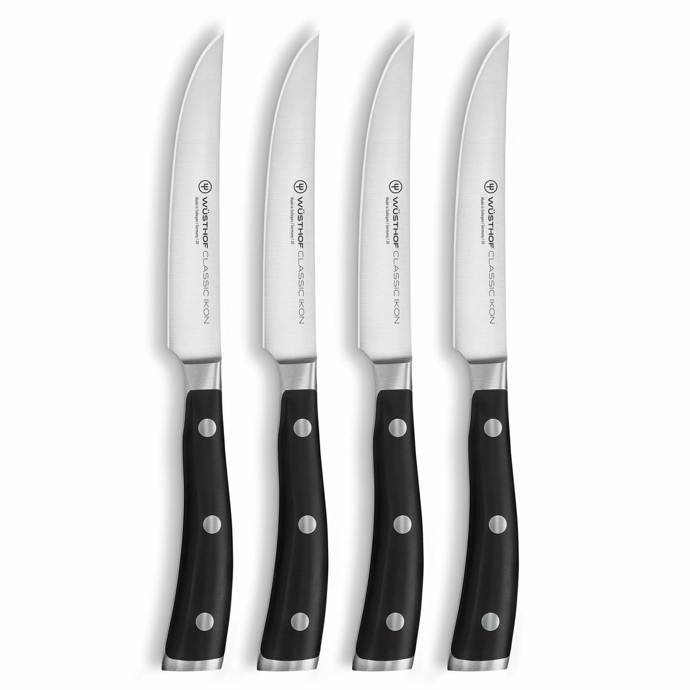 Wusthof Classic Ikon - 4 Pc. Steak Knife Set- Personalized Engraving Available 1 Wusthof Classic Ikon - 4 Pc. Steak Knife Set- Personalized Engraving Available
