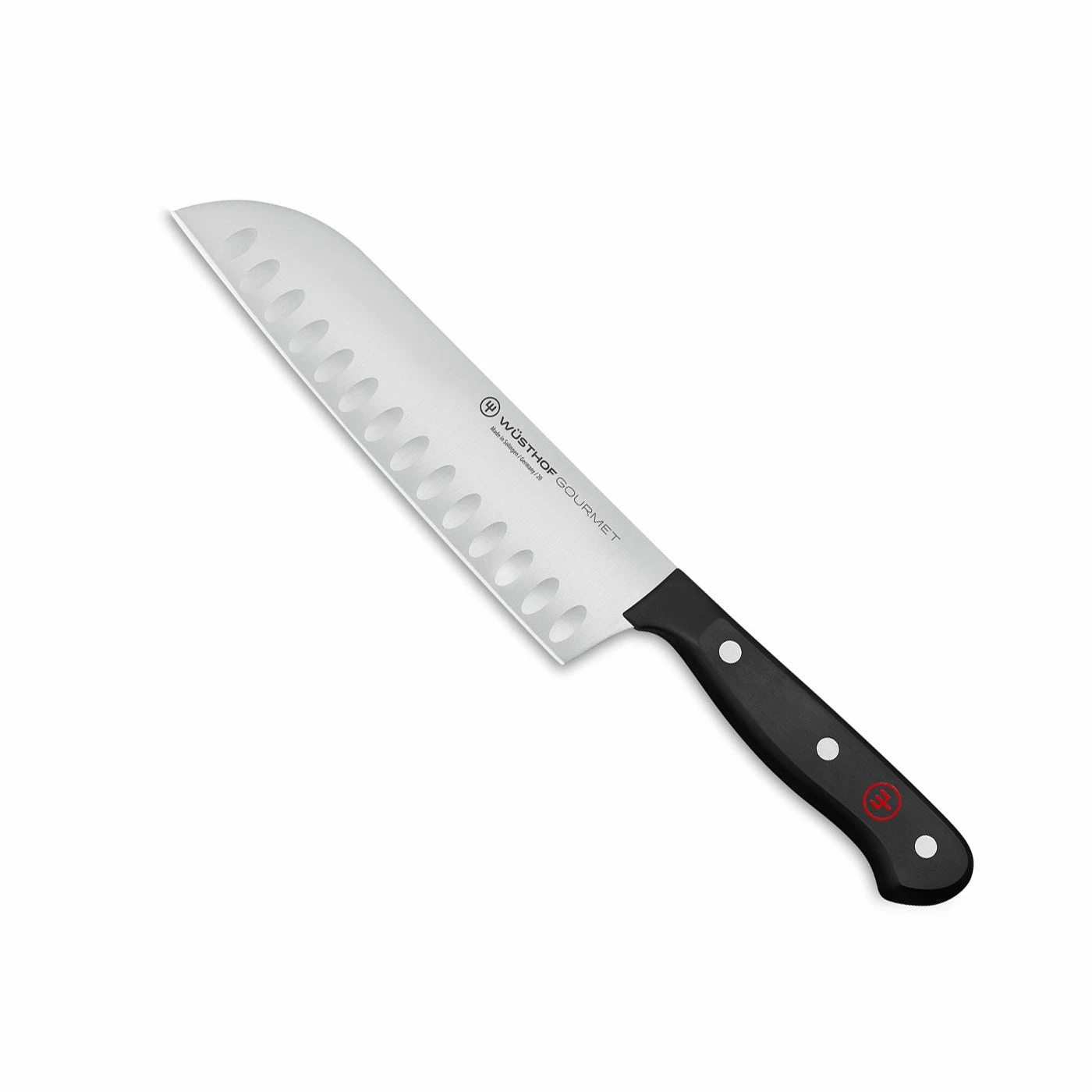 Wusthof Gourmet - 7" Santoku Knife W/Hollow Edge 1 Wusthof Gourmet - 7" Santoku Knife W/Hollow Edge